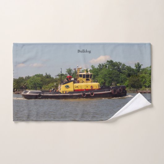 Serviette Bulldog (Serviette à main)