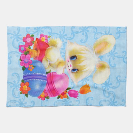 Serviette Bunny de Pâques (Horizontal)