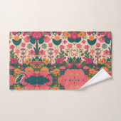 Serviette-cadeau fonctionnelle Floral Bridesmaid (Serviette à main)