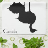 serviette Canada personnalisée serviette de thé d' (Plié)