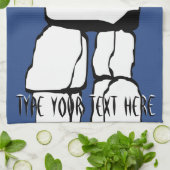 Serviette Canada personnalisée Serviette de thé Va (Plié)