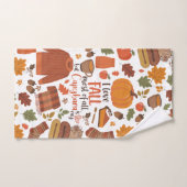 Serviette Capybara Automne vintage (Serviette à main)