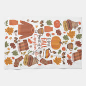 Serviette Capybara Automne vintage (Horizontal)