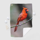 Serviette cardinale de golf (En situation)