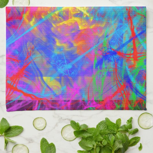 Serviette Chaos Couleur (Plié)