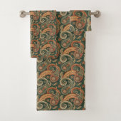 Serviette Chaude Paisley Cadeau Boho pour Grands-P (En situation)
