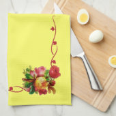 Serviette Chic Floral (Quart Plié)