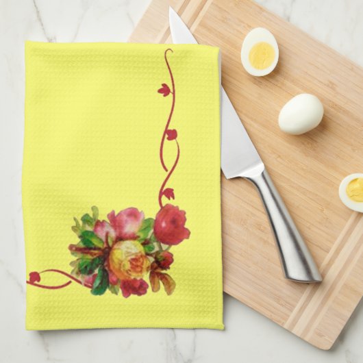 Serviette Chic Floral (Quart Plié)