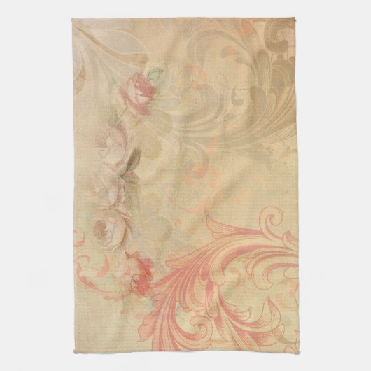 Serviette Chic Floral Shabby (Vertical)