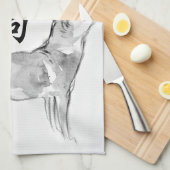 Serviette chinoise 1 du zodiaque K de symbole de (Quart Plié)