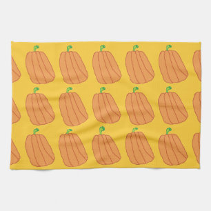 Serviette Citrouille de dessin