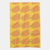 Serviette Citrouille de dessin (Vertical)