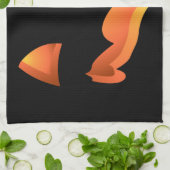 Serviette Citrouille Halloween Serviettes de thé J (Plié)