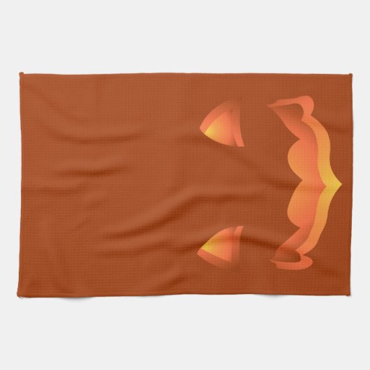 Serviette Citrouille Halloween Serviettes de thé J (Horizontal)