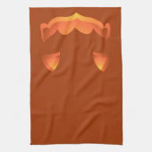 Serviette Citrouille Halloween Serviettes de thé J (Vertical)