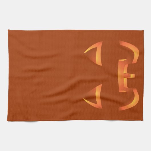 Serviette Citrouille Halloween Serviettes de thé J (Horizontal)