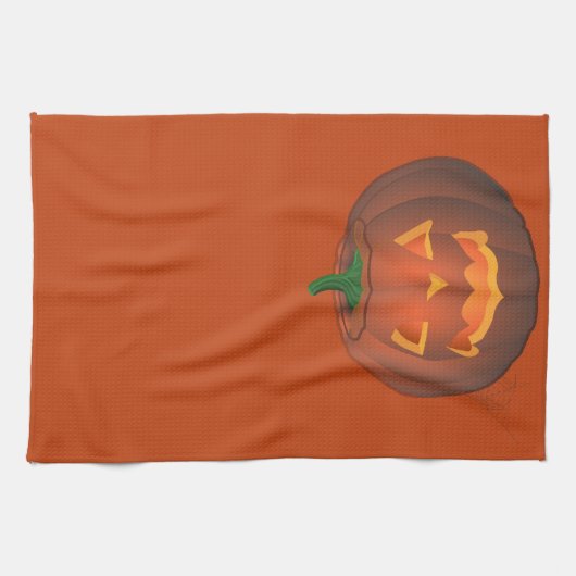 Serviette Citrouille Halloween Serviettes de thé J (Horizontal)