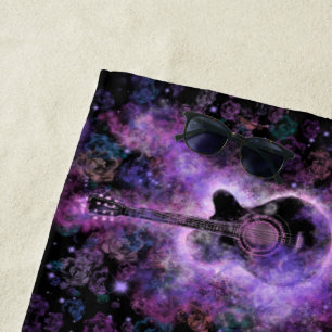 Serviette classique de plage de guitare