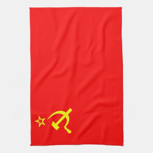 serviette communiste soviétique de drapeau de pays (Vertical)