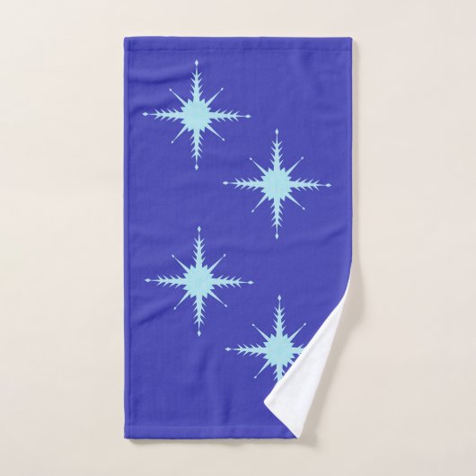 Serviette cool avec flocons de neige (Serviette à main)