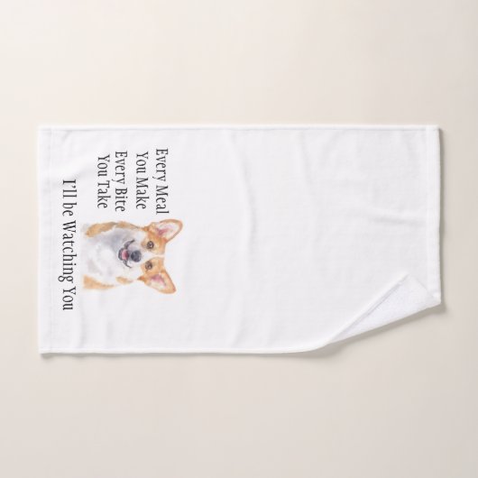 Serviette Corgi Dish (Serviette à main)
