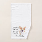 Serviette Corgi Dish (Serviette à main)