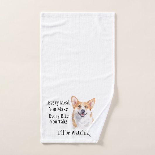 Serviette Corgi Dish (Serviette à main)