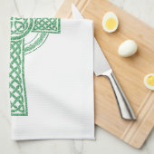 Serviette Croix Celtique d'Irlande (Quart Plié)
