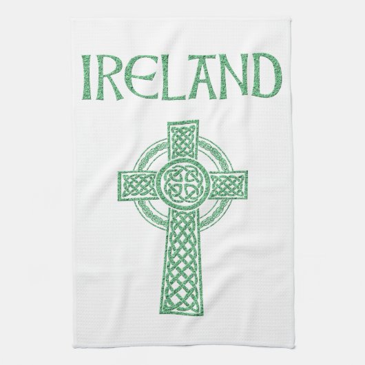 Serviette Croix Celtique d'Irlande (Vertical)