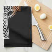 Serviette croix celtique Irlande (Quart Plié)