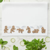 Serviette croulante de nounours (Plié)