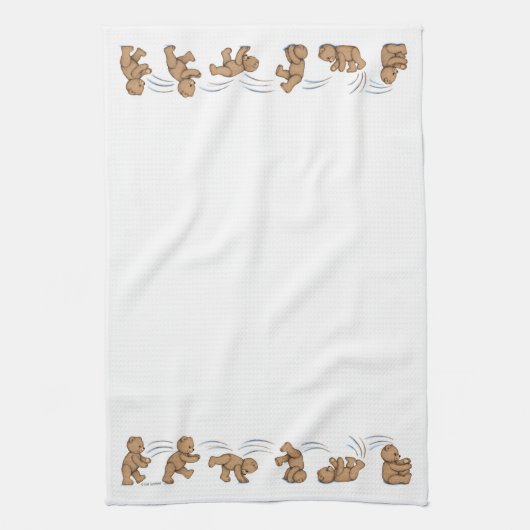 Serviette croulante de nounours (Vertical)