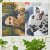 Serviette cuisine 4 Modèle photo (Plié)