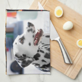 Serviette cuisine 4 Modèle photo (Quart Plié)