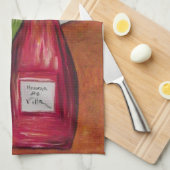 Serviette Cuisine À Vin ! (Quart Plié)