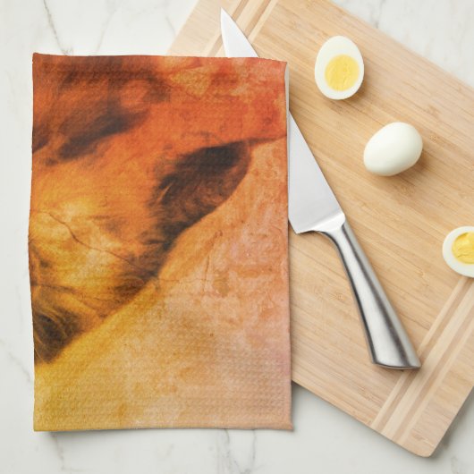 Serviette Cuisine Chat (Quart Plié)