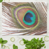 Serviette Cuisine Peacock Feather (Plié)