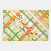 Serviette Cuisine Plaid (Horizontal)