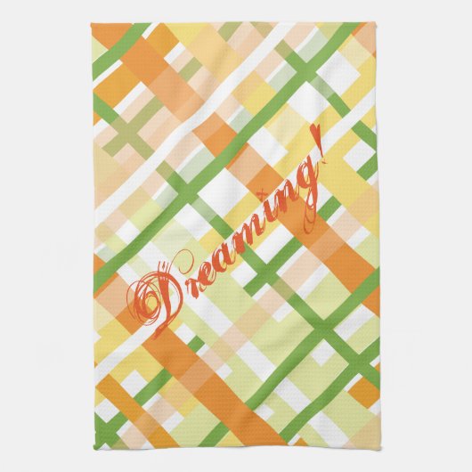 Serviette Cuisine Plaid (Vertical)