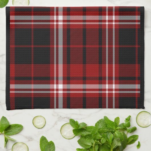 Serviette Cuisine Plaid (Plié)