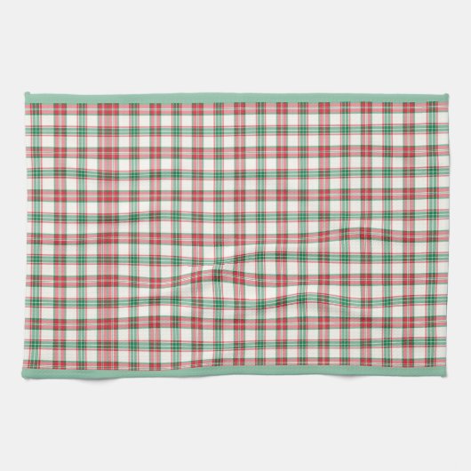Serviette Cuisine Plaid (Horizontal)