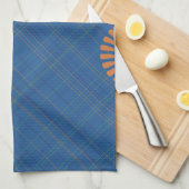 Serviette Cuisine Plaid Bleu (Quart Plié)