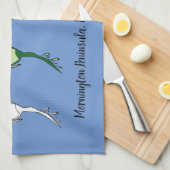 Serviette Cuisine Seadragon sur mesure (Quart Plié)