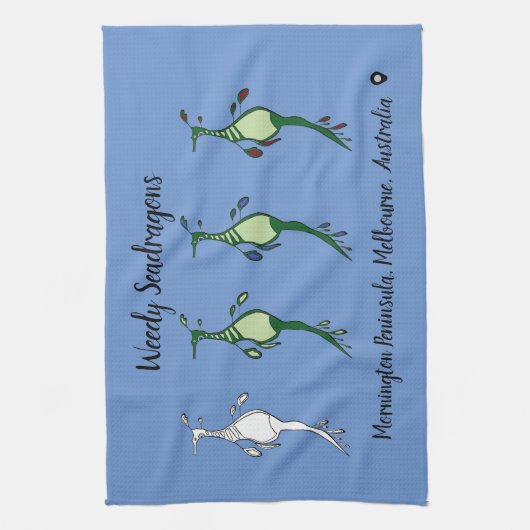 Serviette Cuisine Seadragon sur mesure (Vertical)