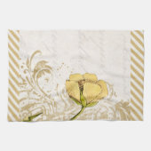 Serviette Cuisine Thé Fleur Jaune (Horizontal)
