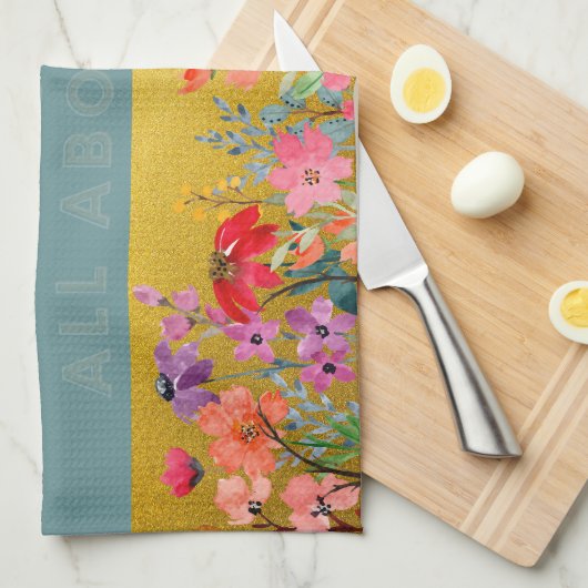 SERVIETTE CUISINE - TOUT SUR VOUS (Quart Plié)