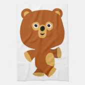 Serviette Cute Assertive Cartoon Ours Cuisine (Vertical)