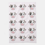Serviette Cute Cow Rose (Vertical)