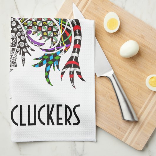 Serviette Cute et Colorée Rooster (Quart Plié)