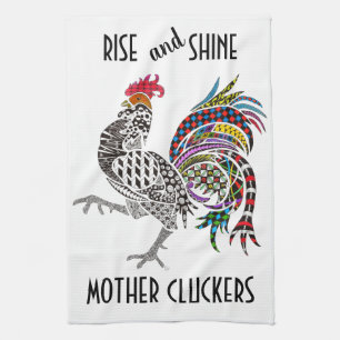 Serviette Cute et Colorée Rooster